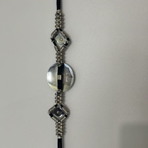 VTG,Concho 1980s Metal And Rope Armor Shield Waste Tone Silver & Gold Belt Women main image 13